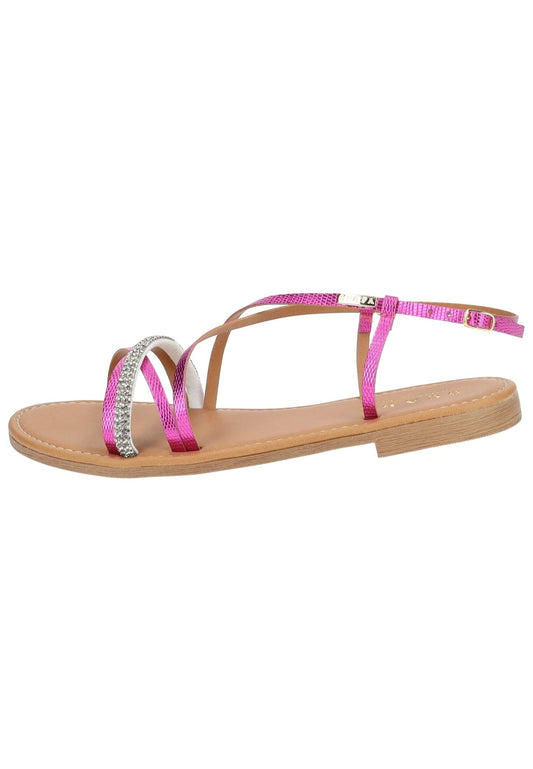 Scapa Sandalen Lederimitat Fuchsia