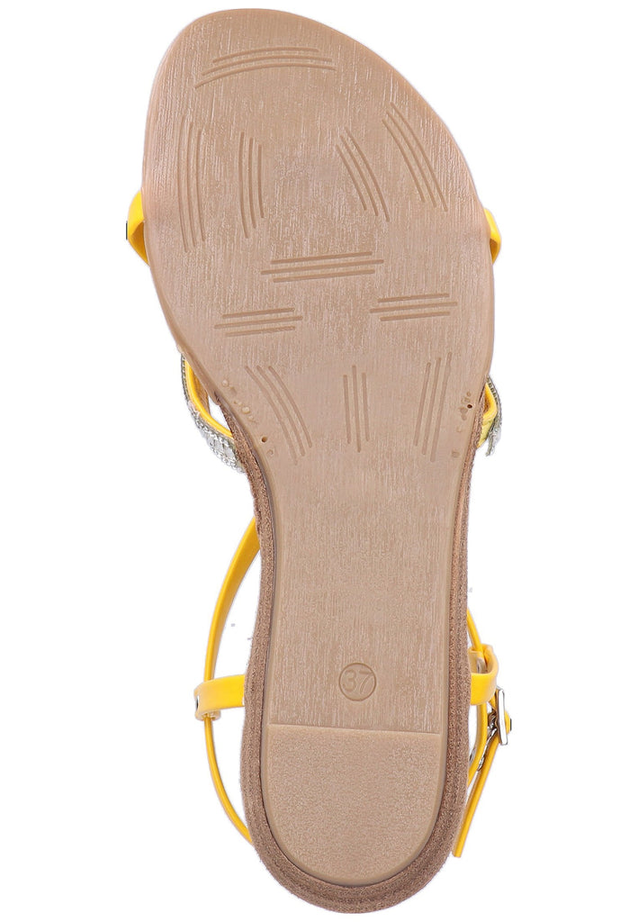 Scapa Sandalen Lederimitat Gelb