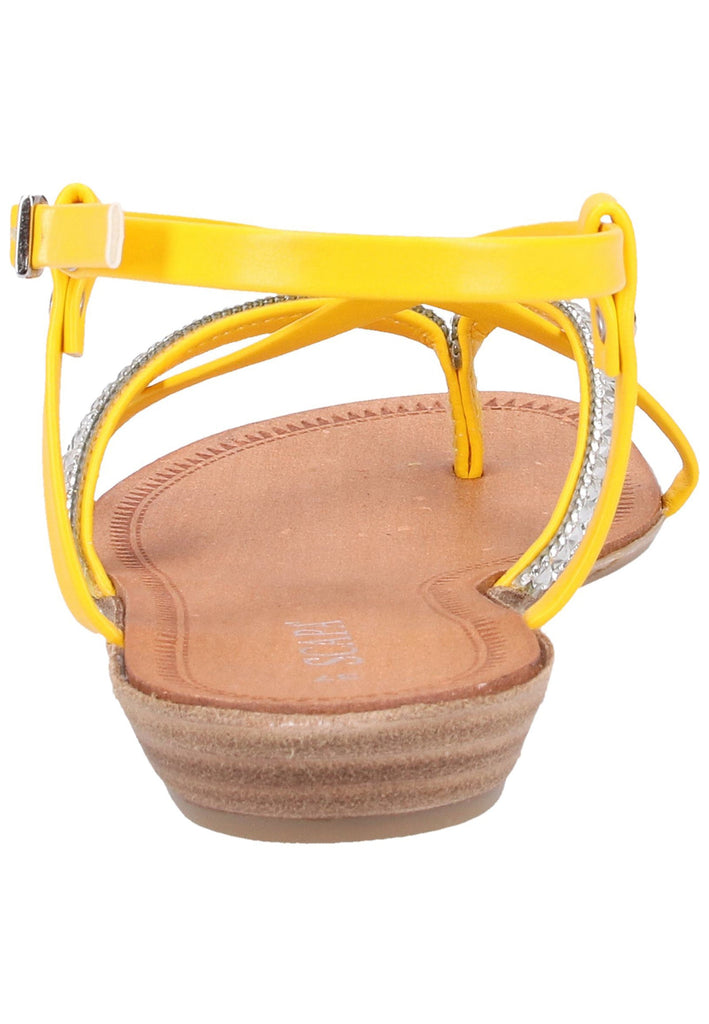Scapa Sandalen Lederimitat Gelb