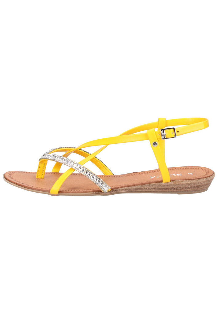 Scapa Sandalen Lederimitat Gelb