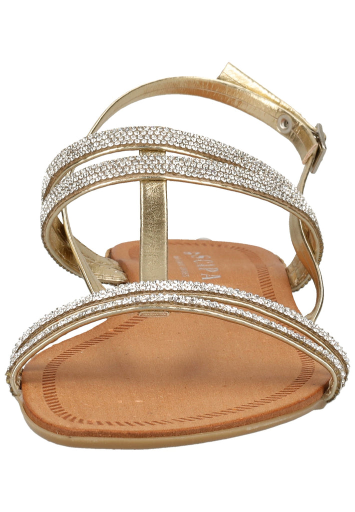 Scapa Sandalen Lederimitat Gelb