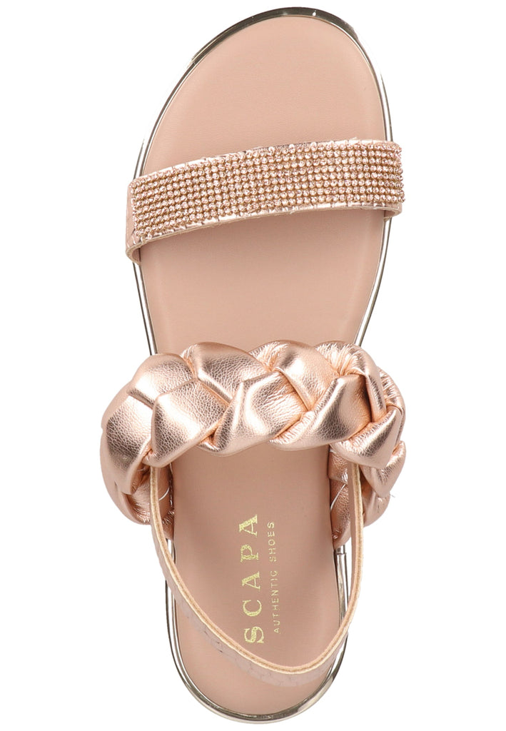 Scapa Sandalen Lederimitat Pink