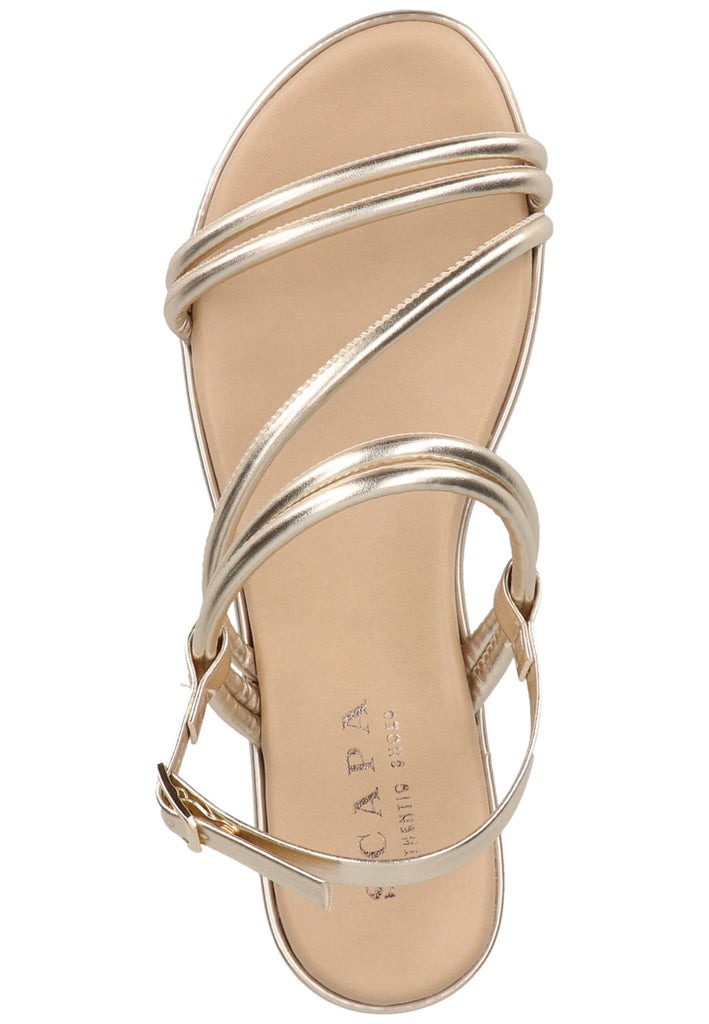 Scapa Sandalen Lederimitat Platin