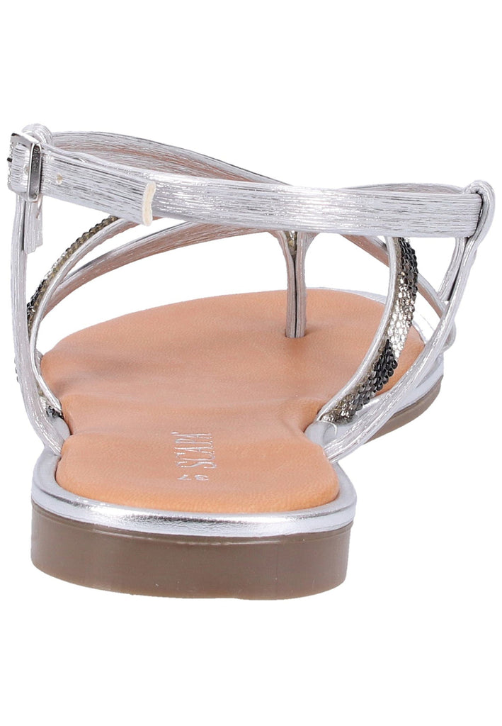 Scapa Sandalen Lederimitat Silber