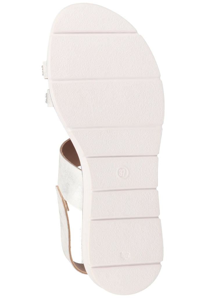 Scapa Sandalen Lederimitat Silber