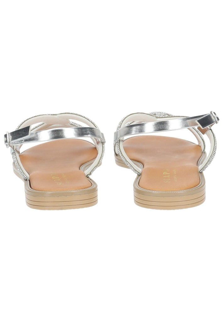 Scapa Sandalen Lederimitat Silber