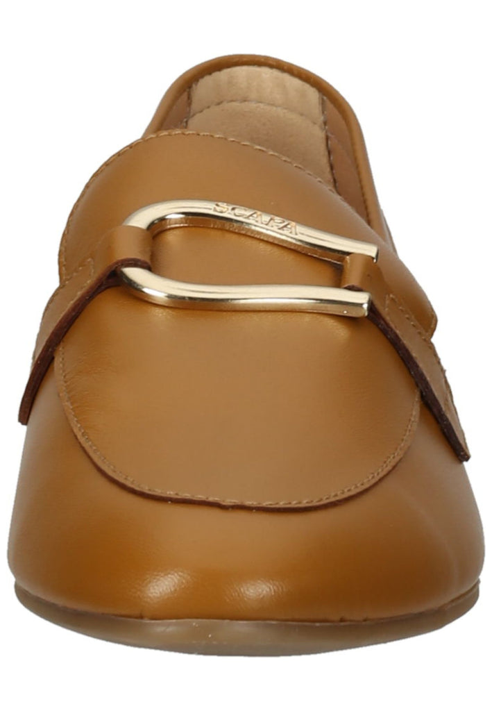 Scapa Slipper Leder Cognac