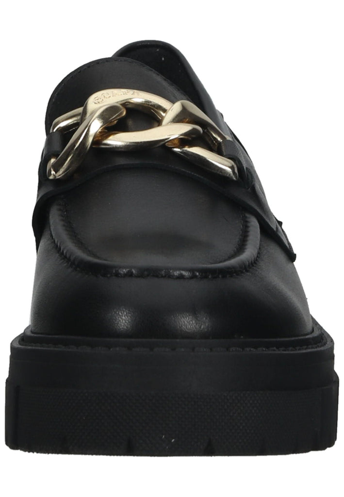 Scapa Slipper Leder Schwarz