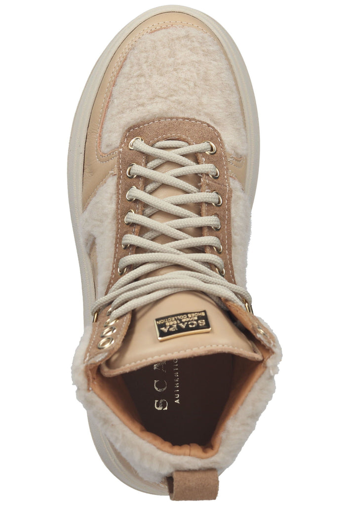 Scapa Sneaker Leder Beige