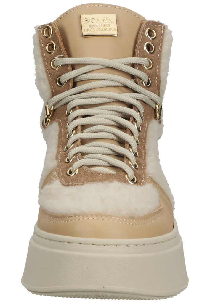 Scapa Sneaker Leder Beige
