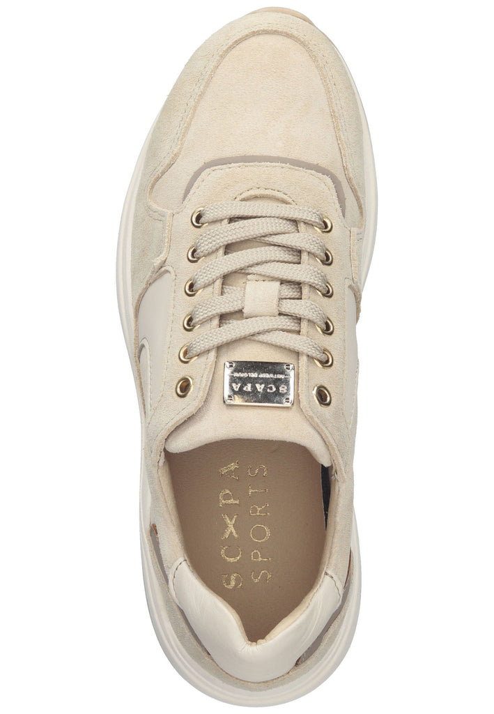 Scapa Sneaker Leder Beige