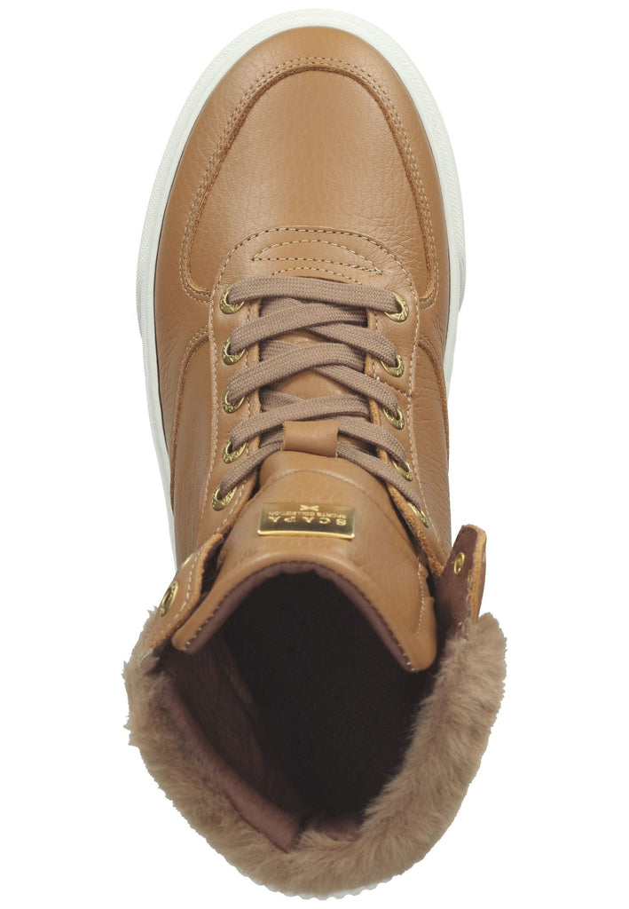 Scapa Sneaker Leder Camel