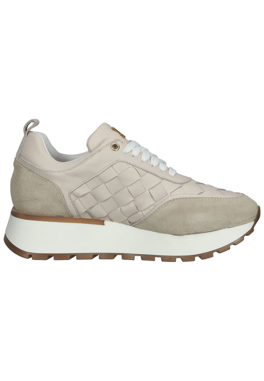 Scapa Sneaker Leder Dunkelbeige