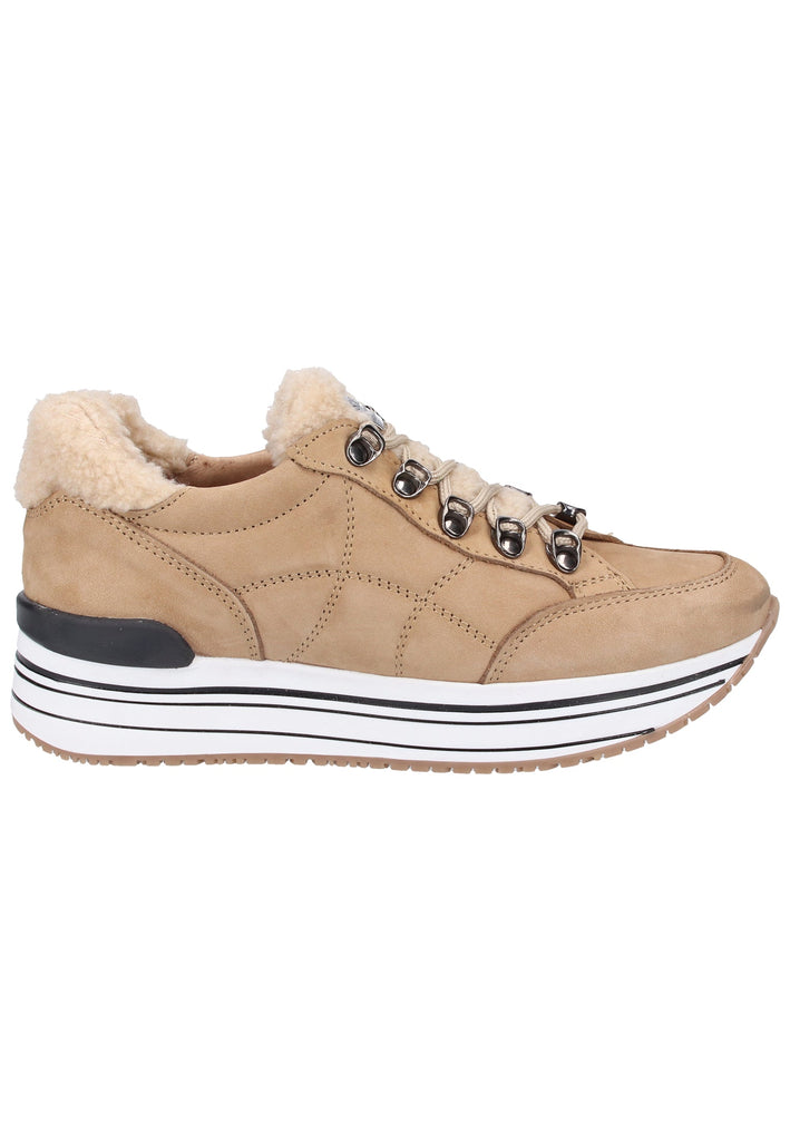 Scapa Sneaker Leder Taupe