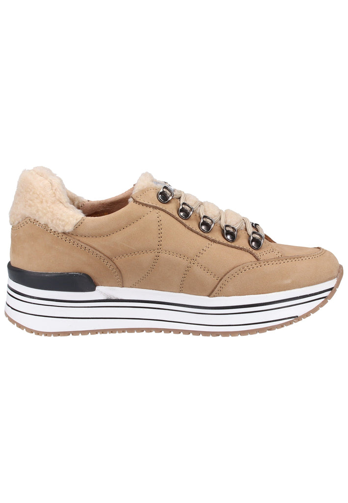 Scapa Sneaker Leder Taupe