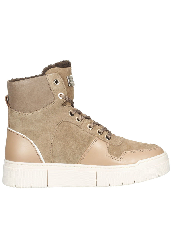 Scapa Sneaker Leder Taupe Warmfutter