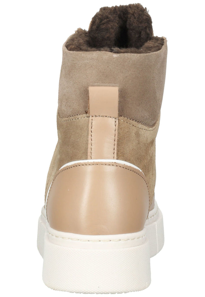 Scapa Sneaker Leder Taupe Warmfutter