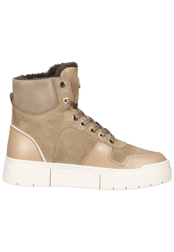 Scapa Sneaker Leder Taupe Warmfutter