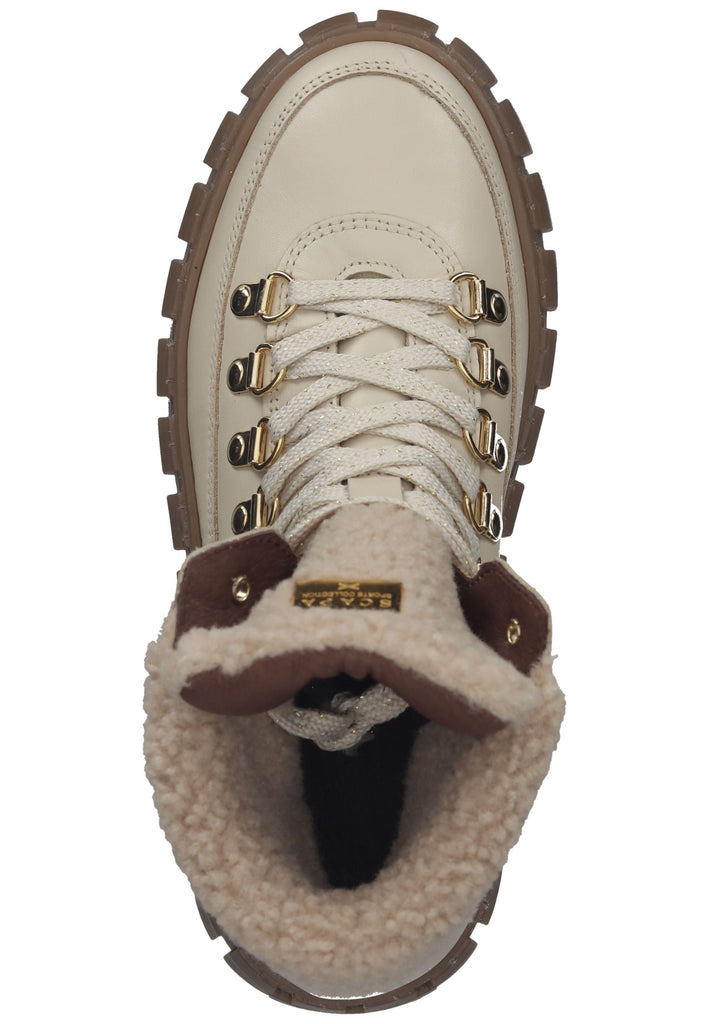 Scapa Stiefelette Leder Beige