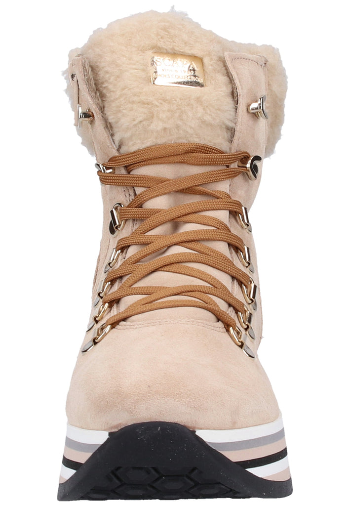 Scapa Stiefelette Leder Beige Warmfutter
