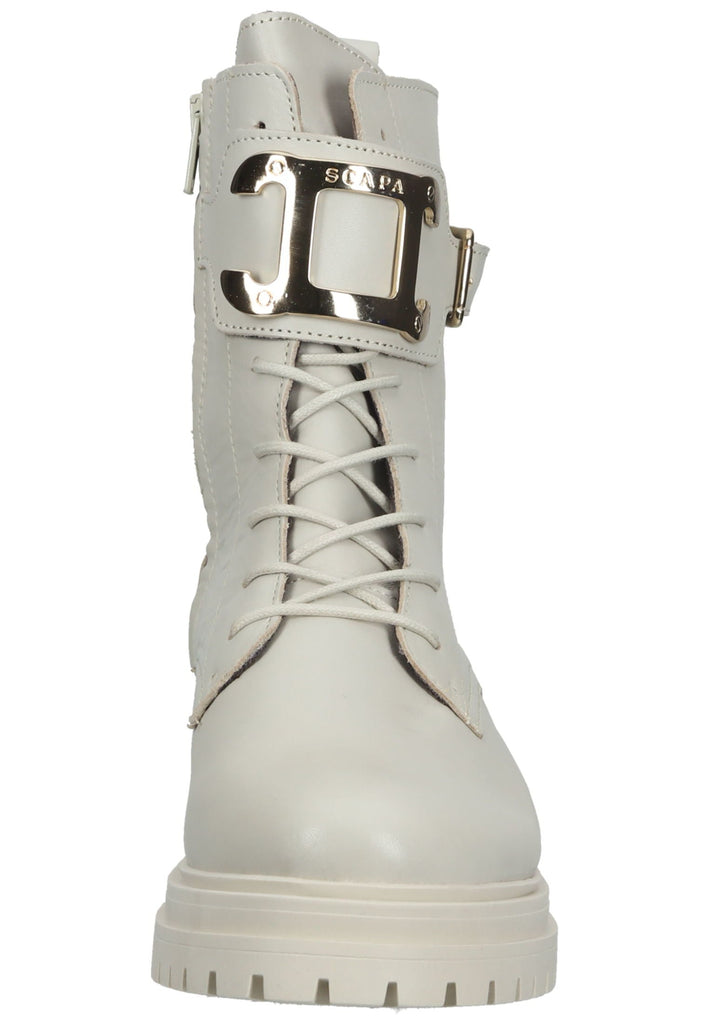 Scapa Stiefelette Leder Beige Warmfutter