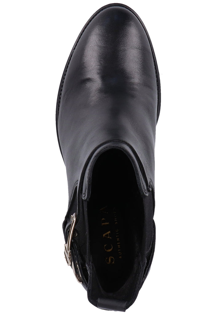 Scapa Stiefelette Leder Schwarz