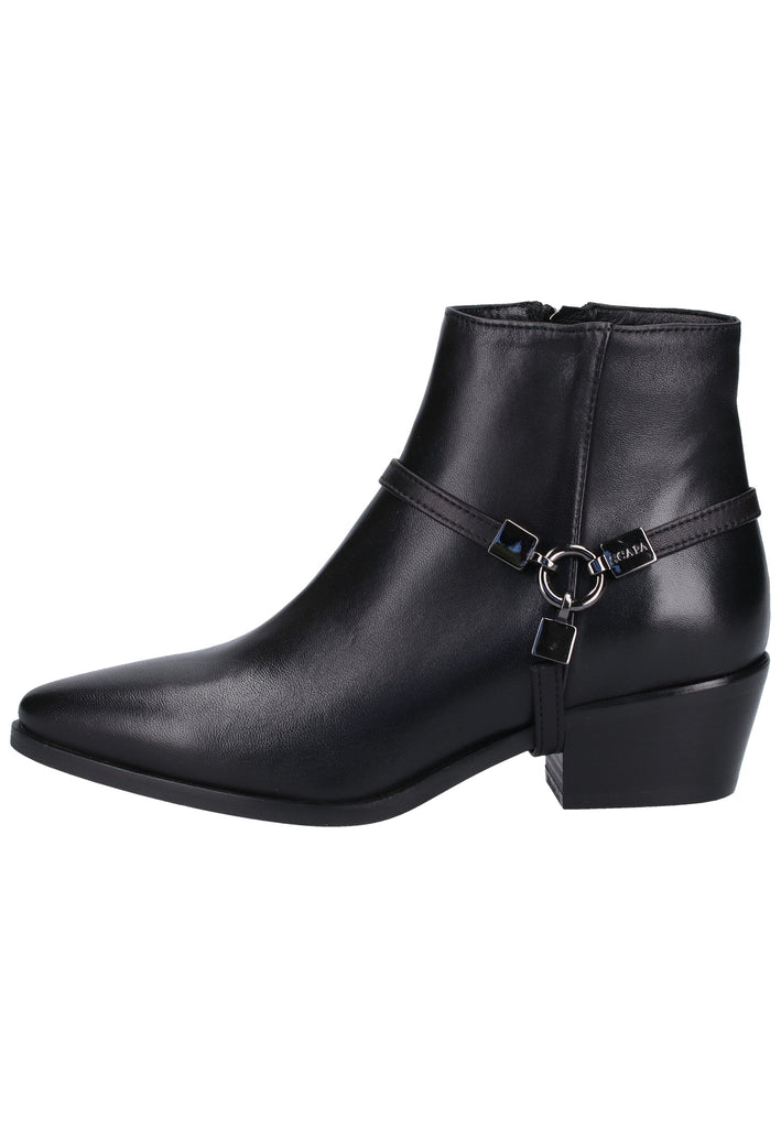 Scapa Stiefelette Leder Schwarz