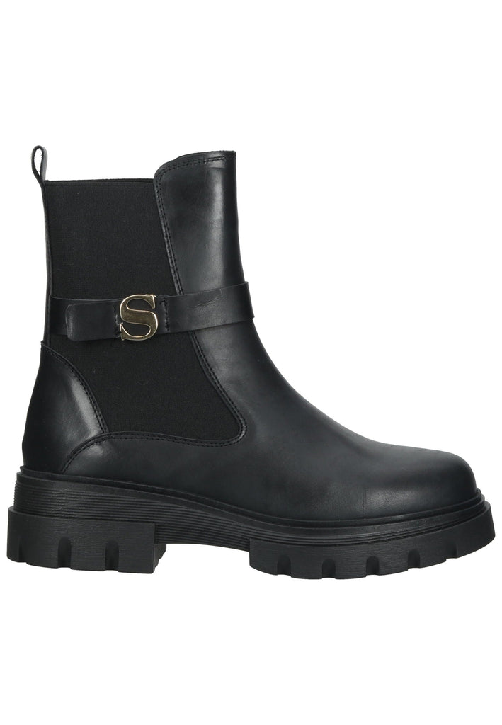 Scapa Stiefelette Leder Schwarz