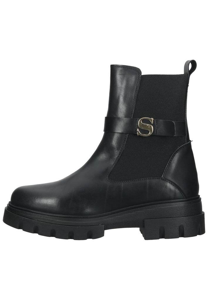 Scapa Stiefelette Leder Schwarz