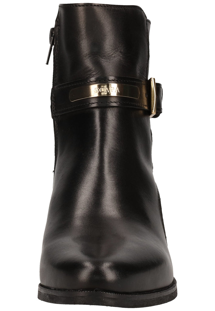 Scapa Stiefelette Leder Schwarz Warmfutter
