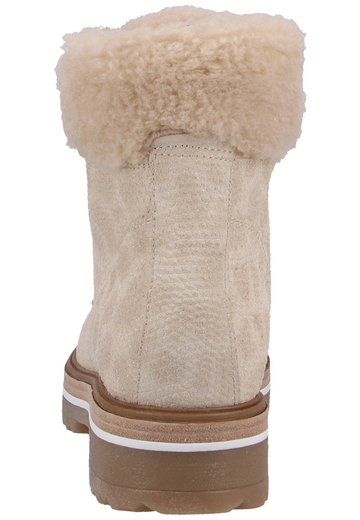 Scapa Stiefelette Leder/Textil Beige