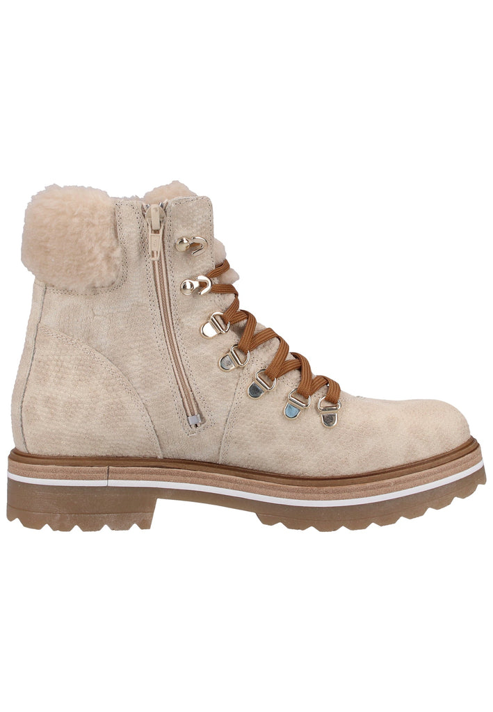 Scapa Stiefelette Leder/Textil Beige