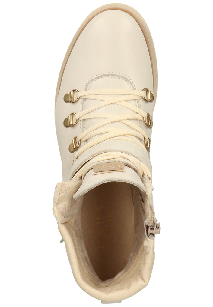 Scapa Stiefelette Leder Weiß