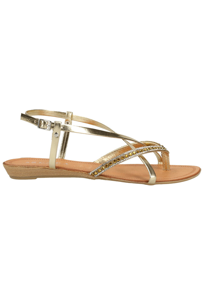 Scapa Zehensteg Lederimitat Gelb