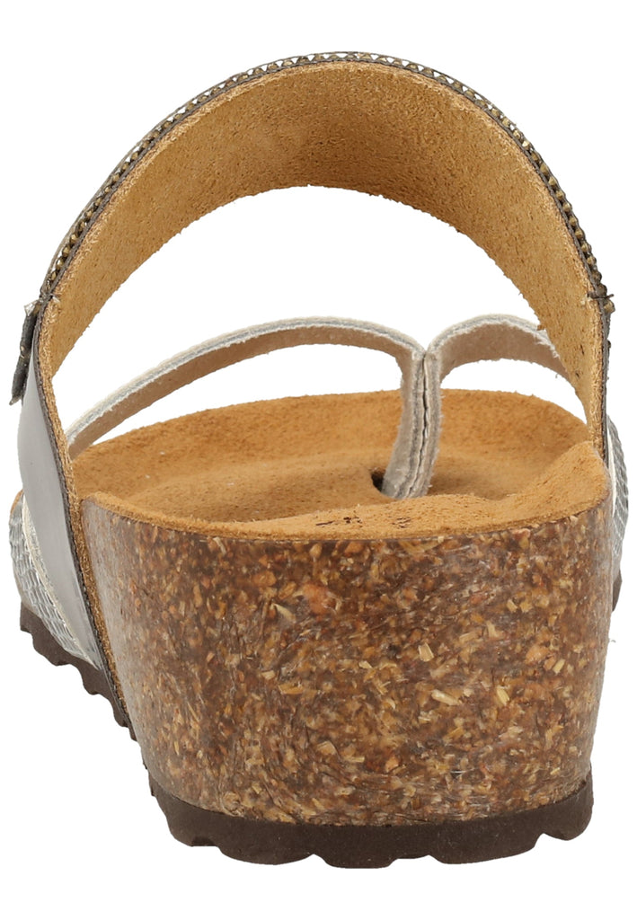 Scapa Zehensteg Lederimitat Grau