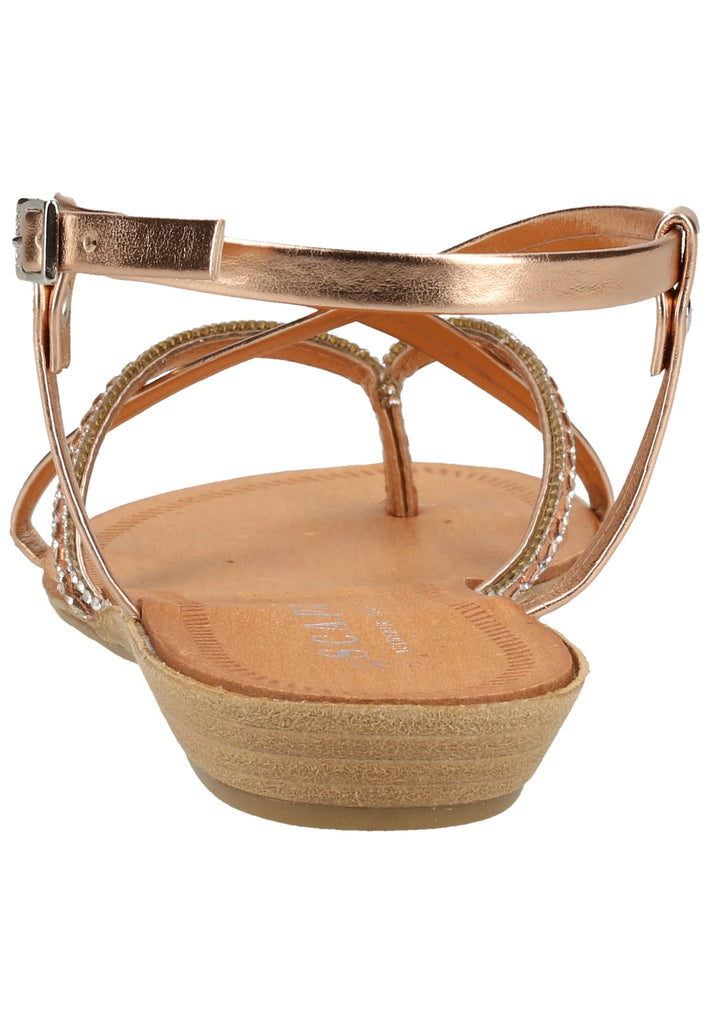 Scapa Zehensteg Lederimitat Rot