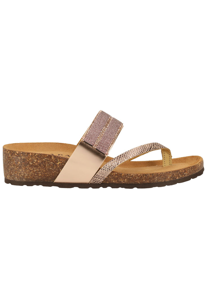 Scapa Zehensteg Lederimitat Rot