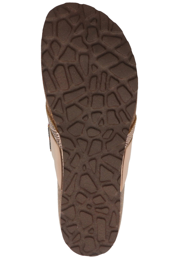 Scapa Zehensteg Lederimitat Rot