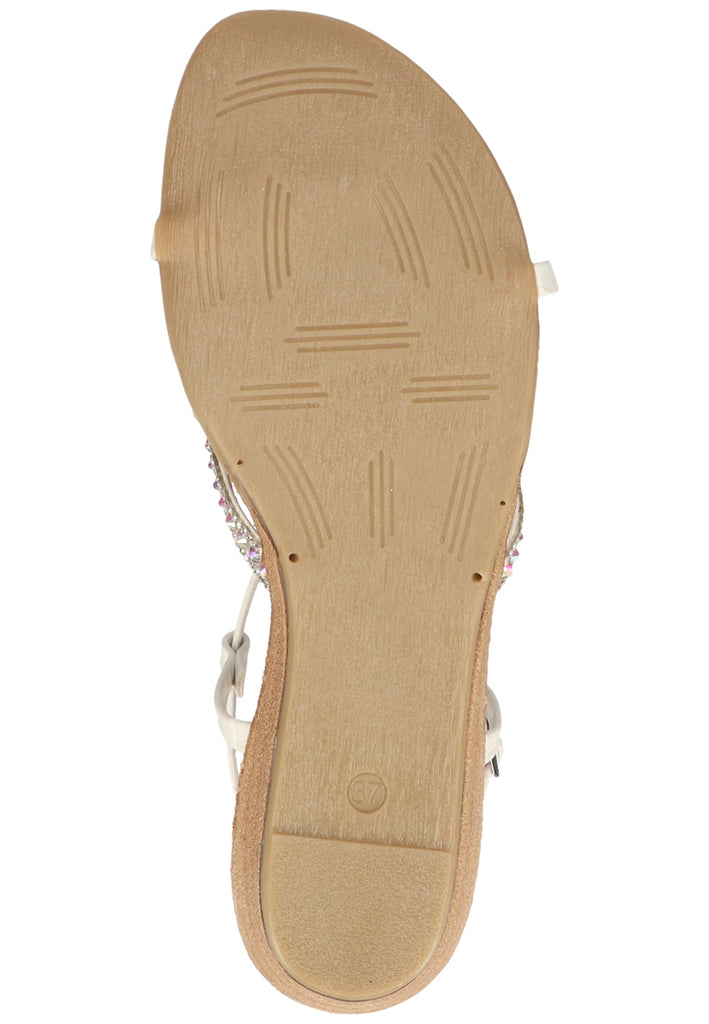 Scapa Zehensteg Lederimitat Weiß