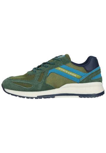 Scotch & Soda Sneaker Leder/Textil Army