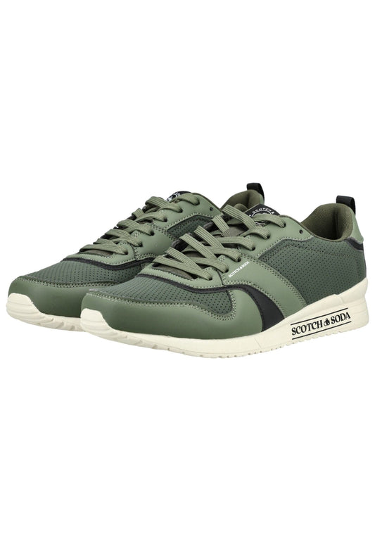SCOTCH & SODA Sneaker Lederimitat Dunkelgrün