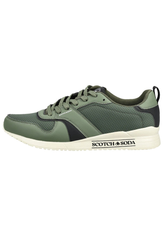 SCOTCH & SODA Sneaker Lederimitat Dunkelgrün