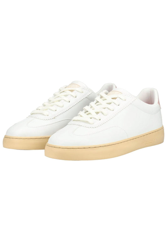 SCOTCH & SODA Sneaker Lederimitat Weiß/Rosa