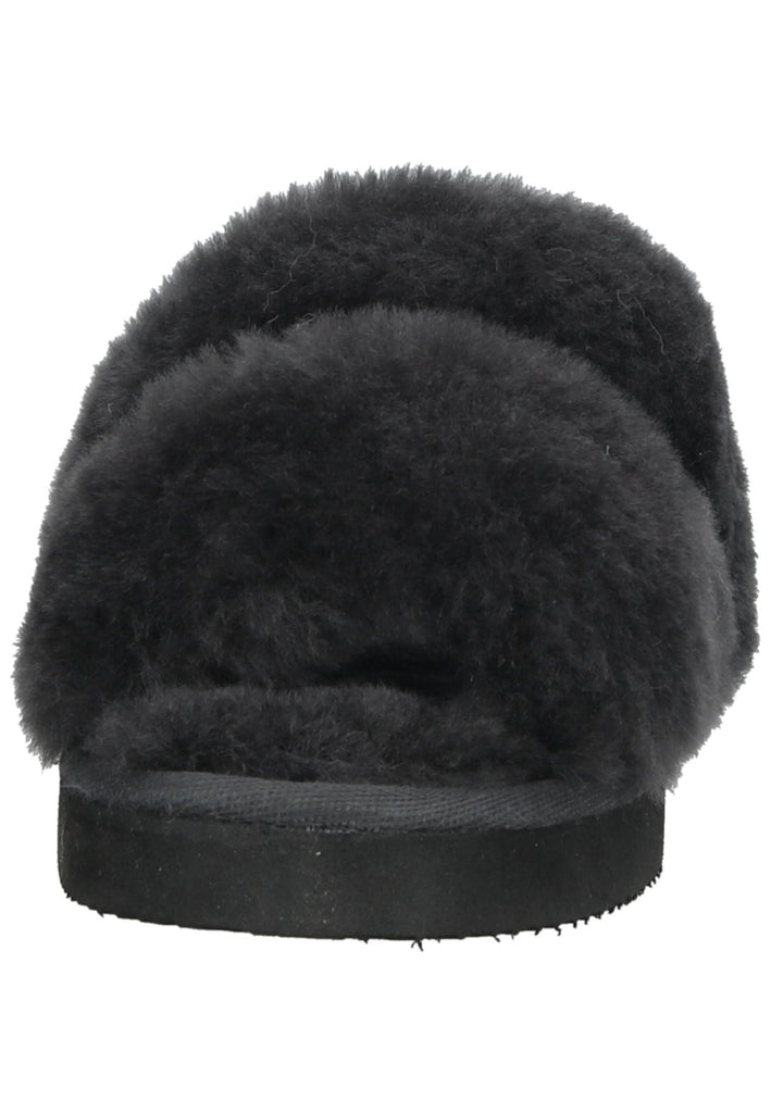 Shepherd Hausschuhe Lammfell Asphalt