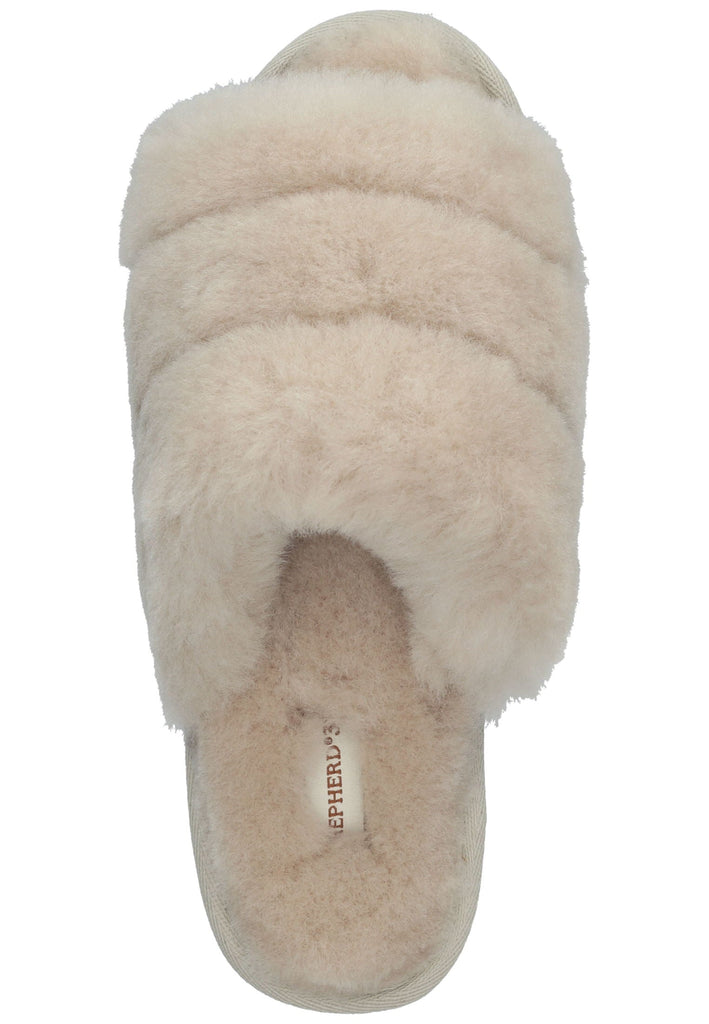 Shepherd Hausschuhe Lammfell Honey