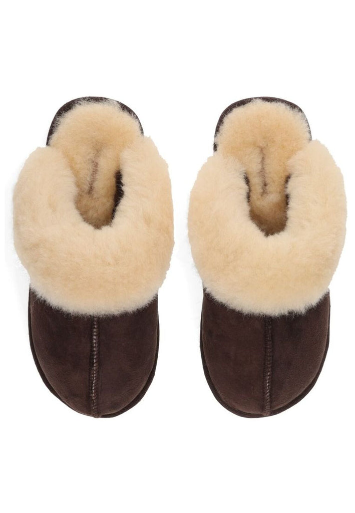 Shepherd Hausschuhe Lammfell Moro Warmfutter