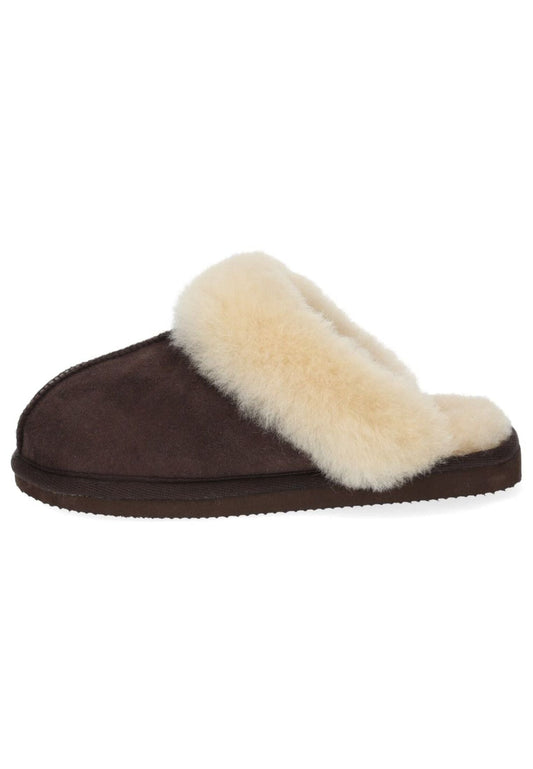 Shepherd Hausschuhe Lammfell Moro Warmfutter