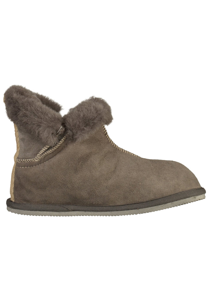 Shepherd Hausschuhe Leder Asphalt Warmfutter