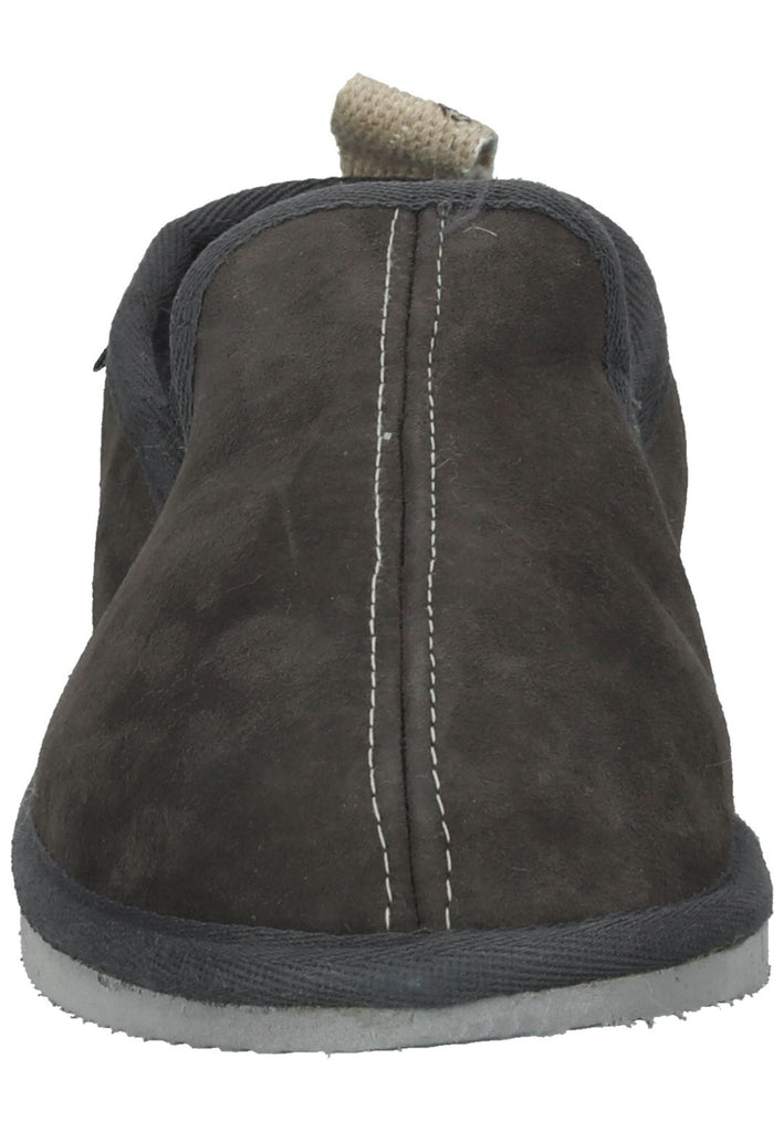 Shepherd Hausschuhe Leder asphalt Warmfutter