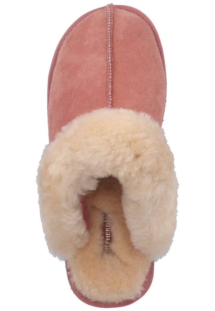 Shepherd Hausschuhe Leder Chestnut Warmfutter